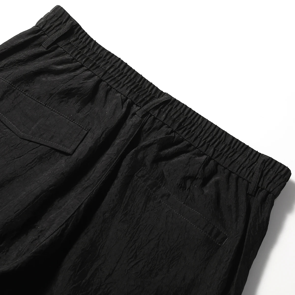 2025 spring and summer new men's light luxury urban outdoor acetate cool breathable wide-leg straight casual pants