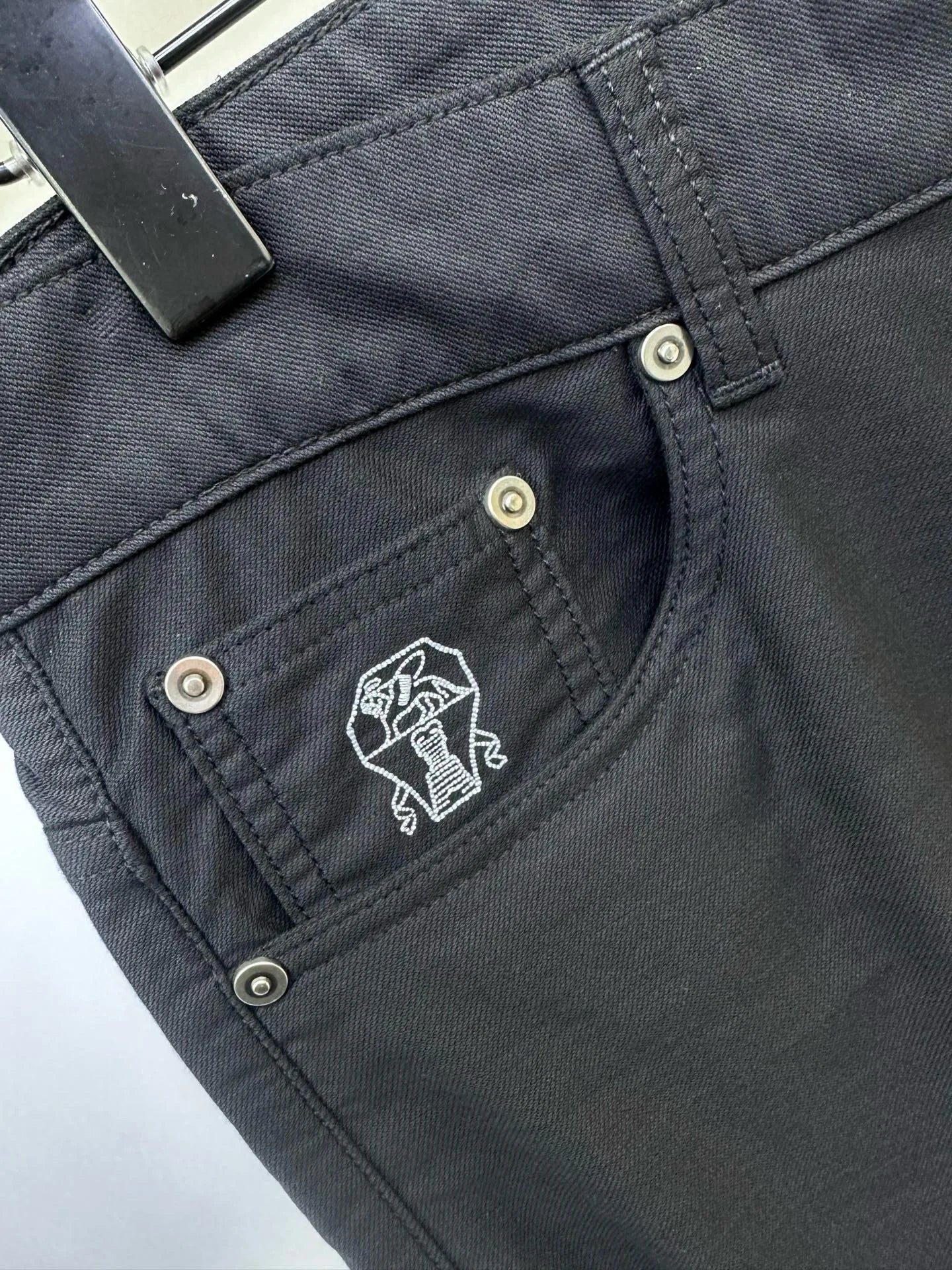 Italian BC Men's New Micro Elastic Breathable Simple Solid Color Fashion Old Money Style Straight Tube Casual Pants