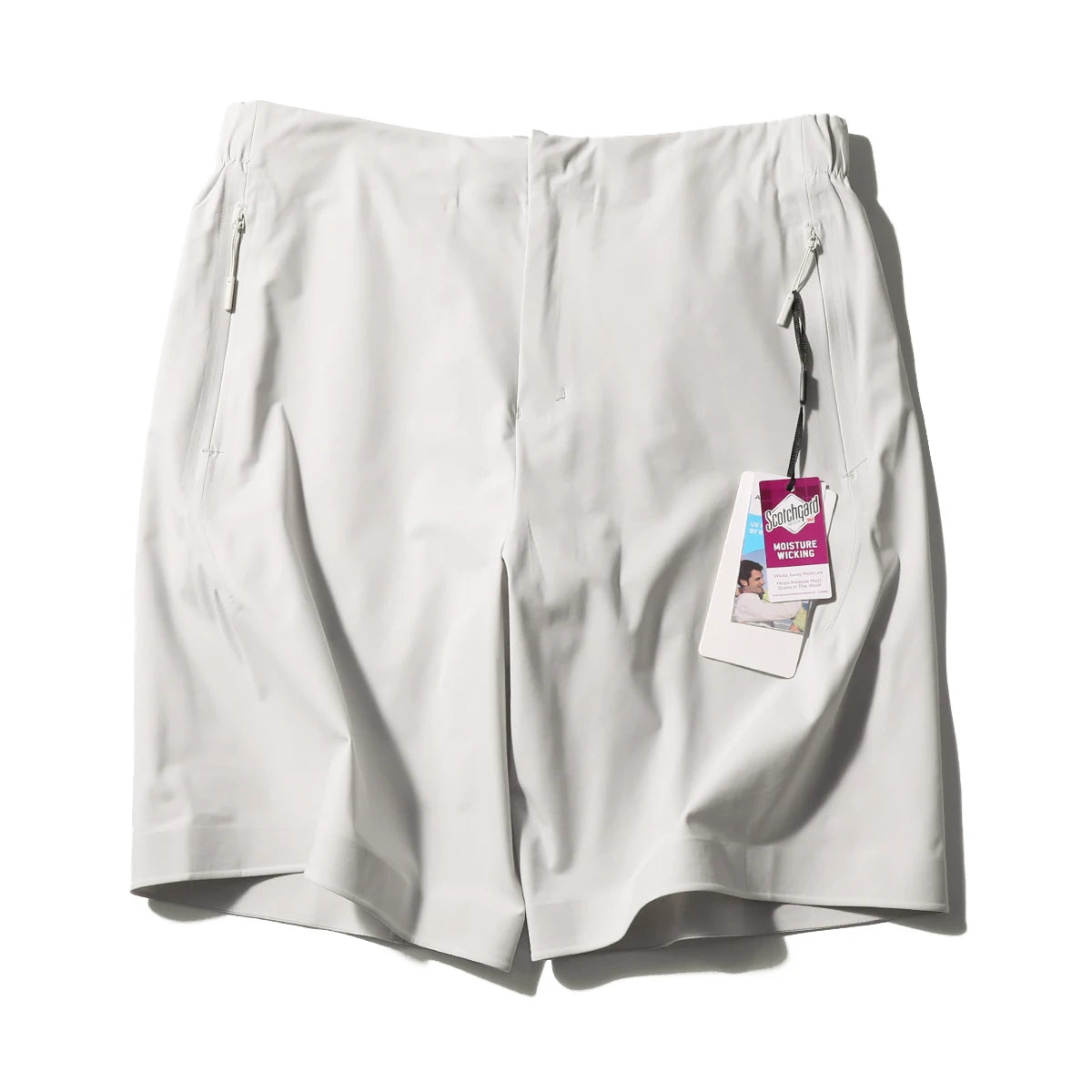 City outdoor 2025 summer new men's urban commuter sports shorts elastic quick-drying woven five-point pants 9075