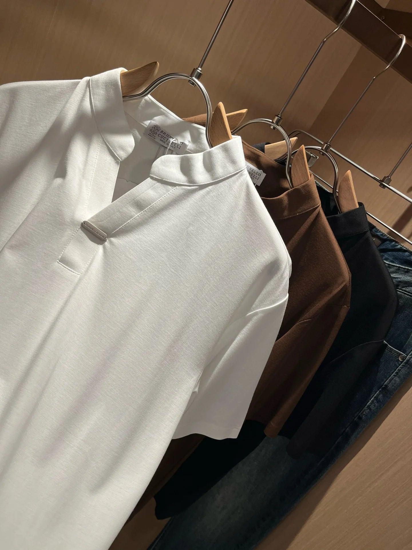 Italy BC summer new yarn cotton breathable simple fashion casual short-sleeved T-shirt