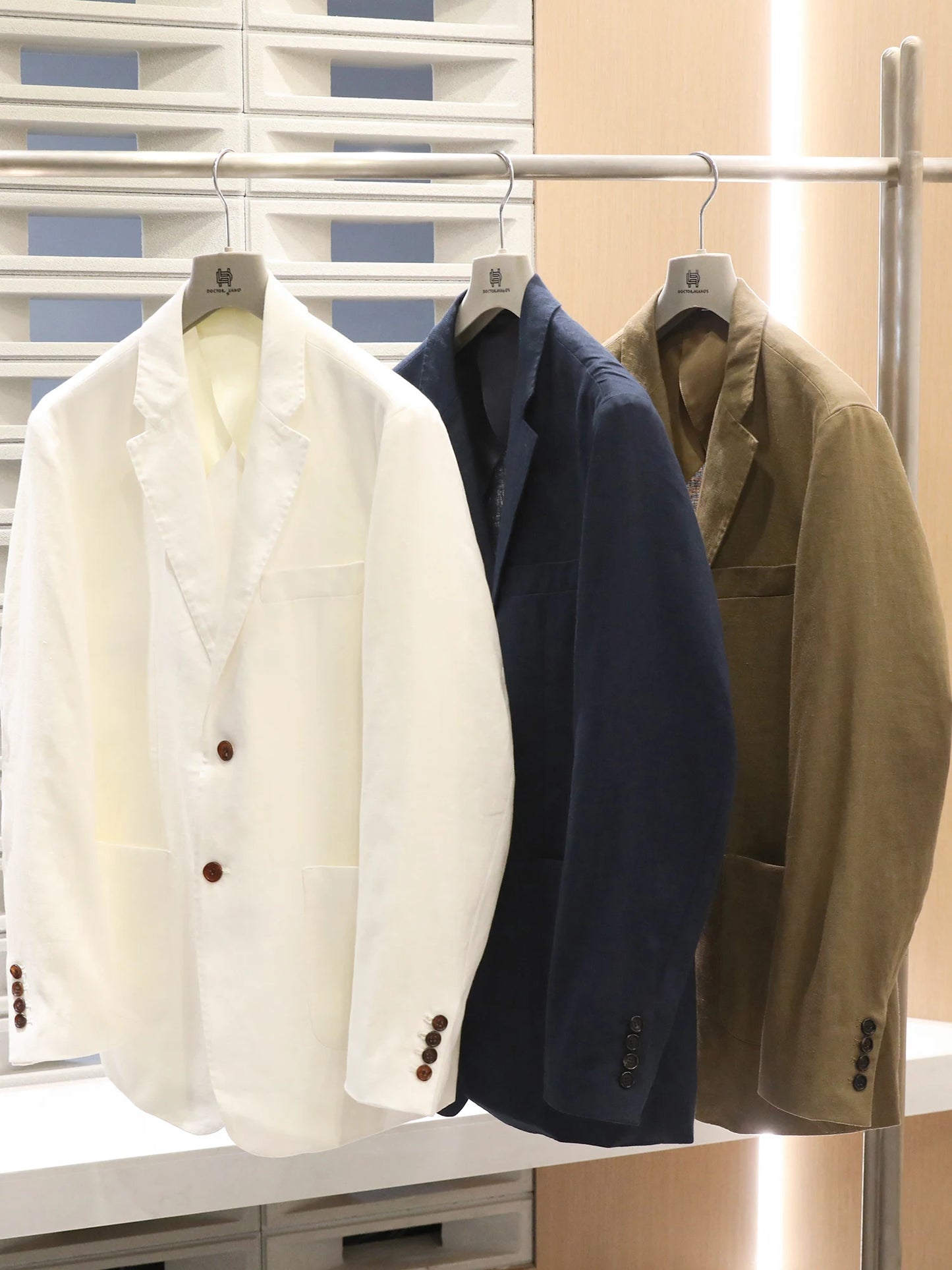 2025 spring and summer new men's high-end 100% pure linen breathable casual suit old money style suit jacket