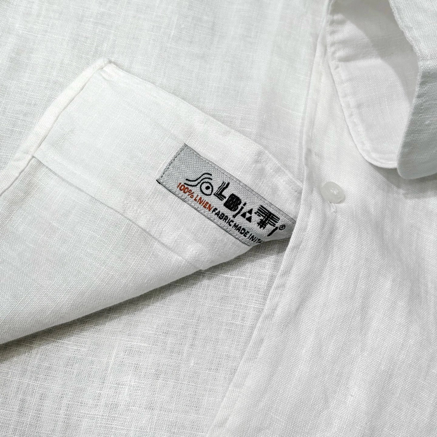 Italian LP old money style light luxury men's high version 100% linen business casual elegant long-sleeved shirt