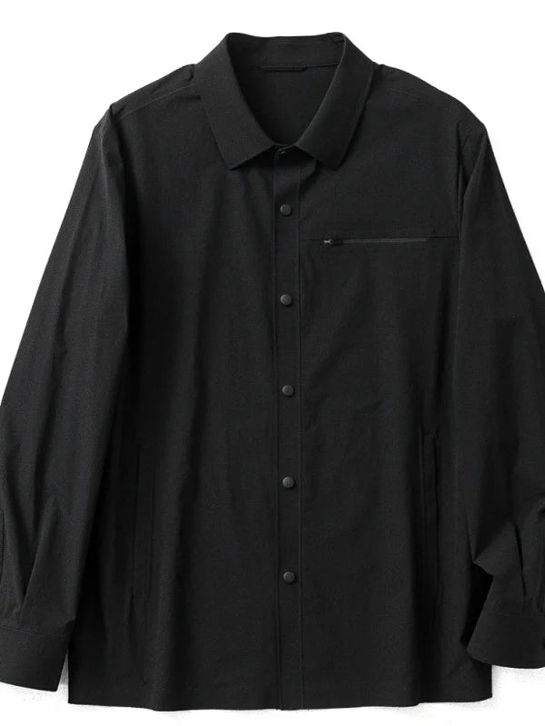 2025 Early Spring New Men's City Outdoor Commuter Business Casual Shirt Light and Thin Jacket