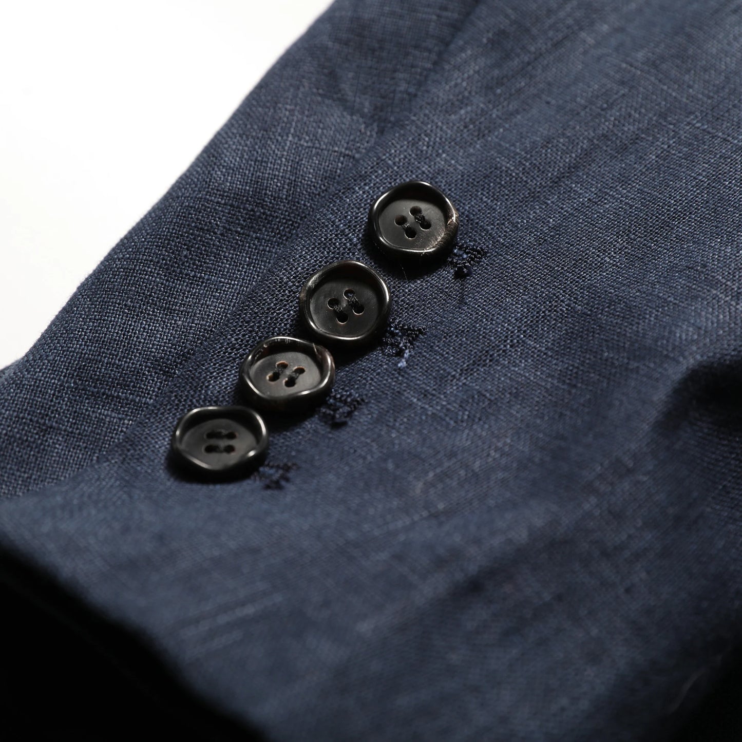2025 spring and summer new men's high-end 100% pure linen breathable casual suit old money style suit jacket