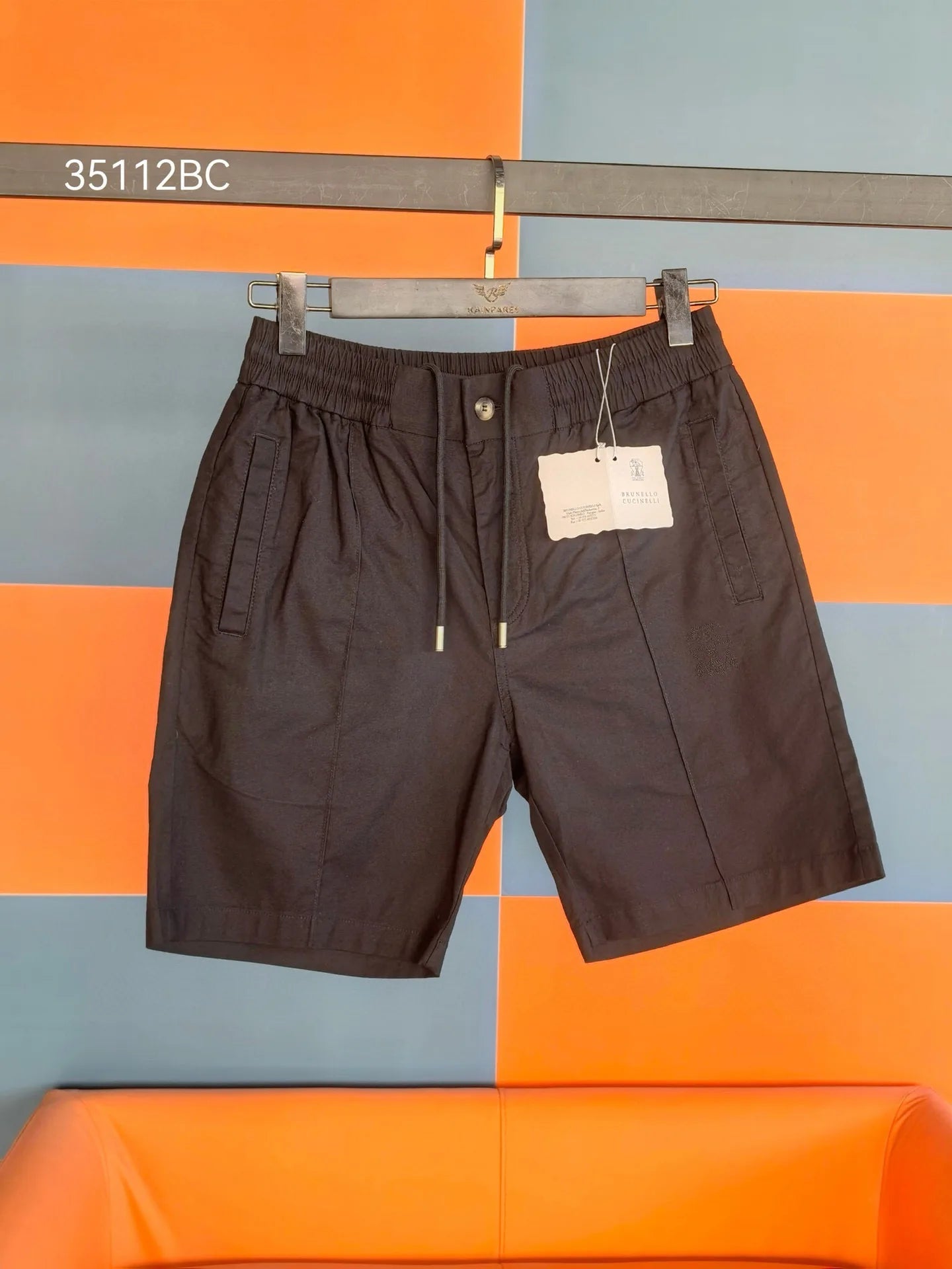 Italy BC men's clothing 25 summer new linen cotton breathable versatile fashion casual old money wind five-point shorts
