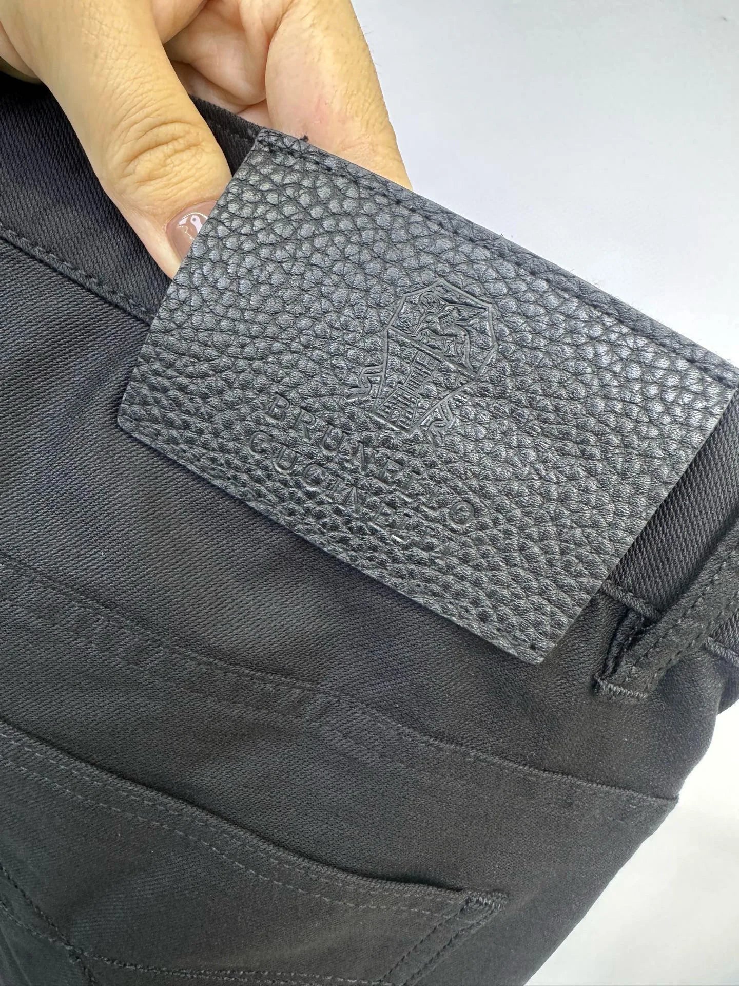 Italian BC Men's New Micro Elastic Breathable Simple Solid Color Fashion Old Money Style Straight Tube Casual Pants
