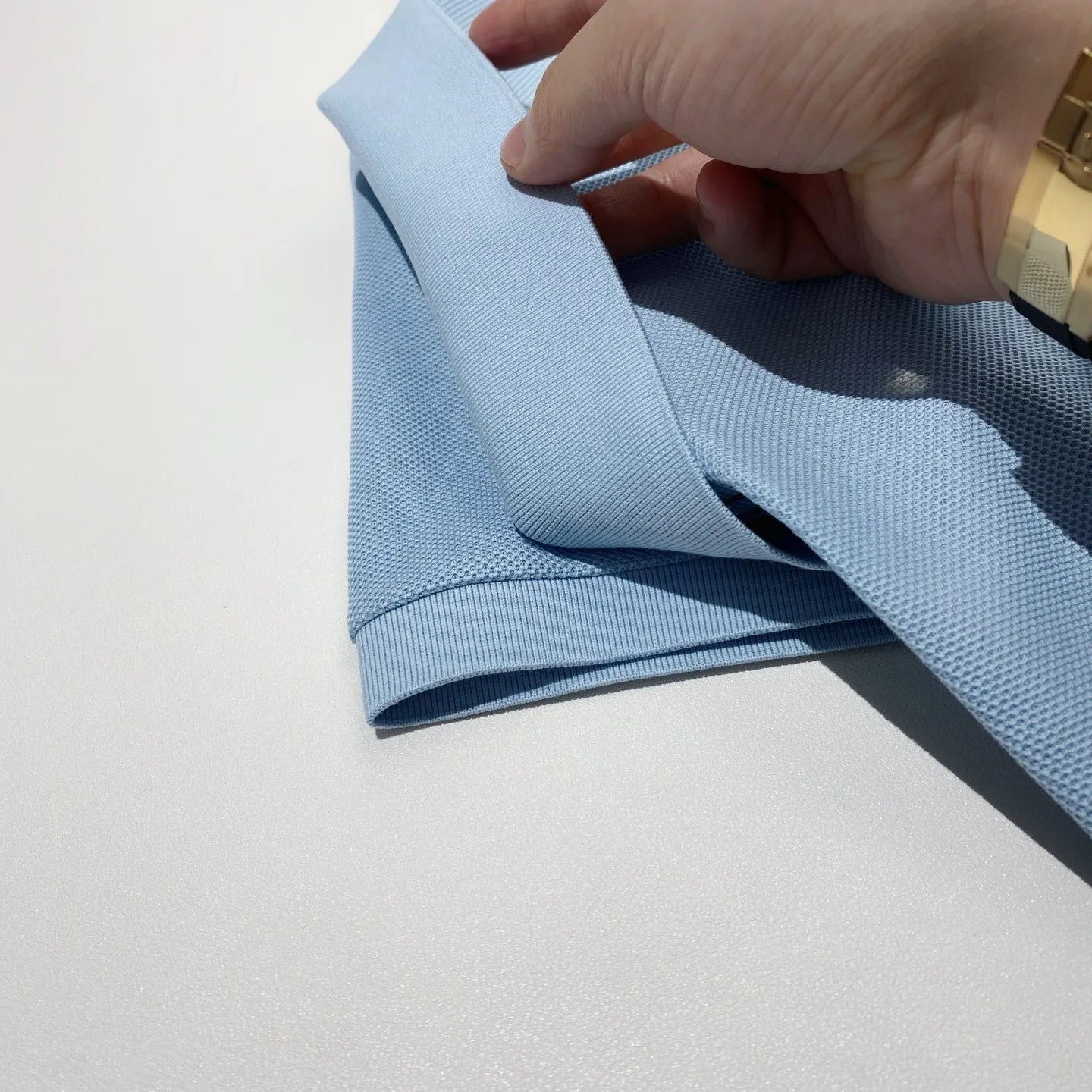 High-end quality, American horse cotton business casual lapel short-sleeved T-shirt polo shirt