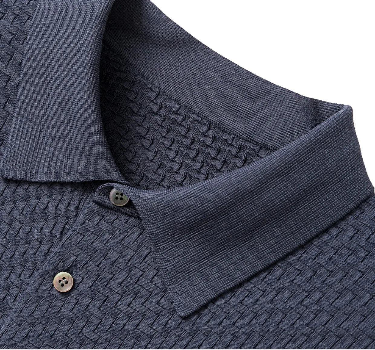 2025 summer new high-end business casual elastic breathable cool short-sleeved polo shirt