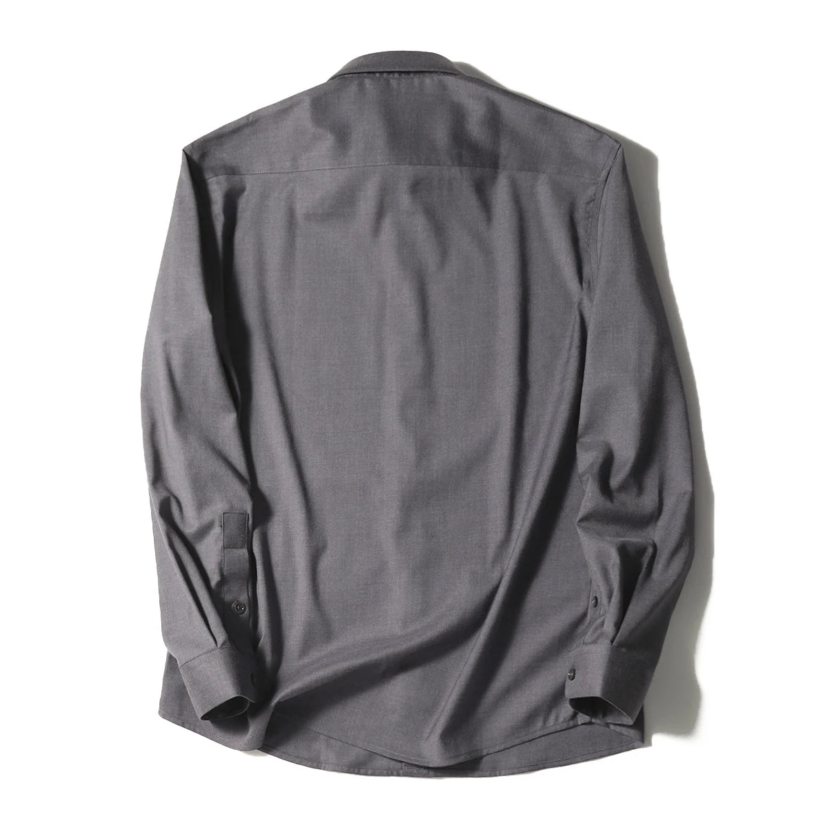 ZZ Italian Luxury, Spring and Autumn Business Casual Long Sleeve Shirt Men's Easy Care Bottom Shirt