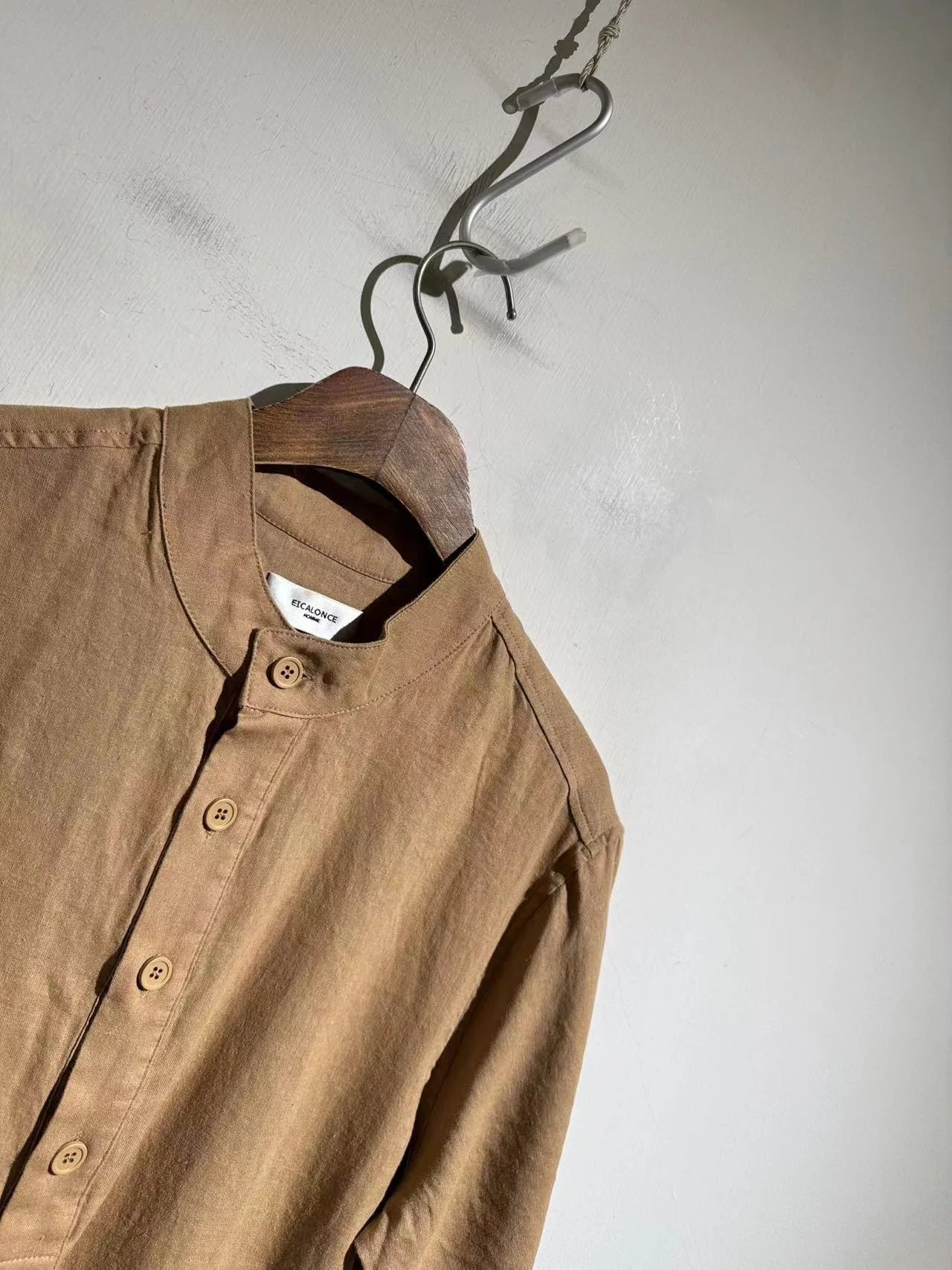 100% linen summer relaxation, loose and versatile breathable casual short-sleeved shirt