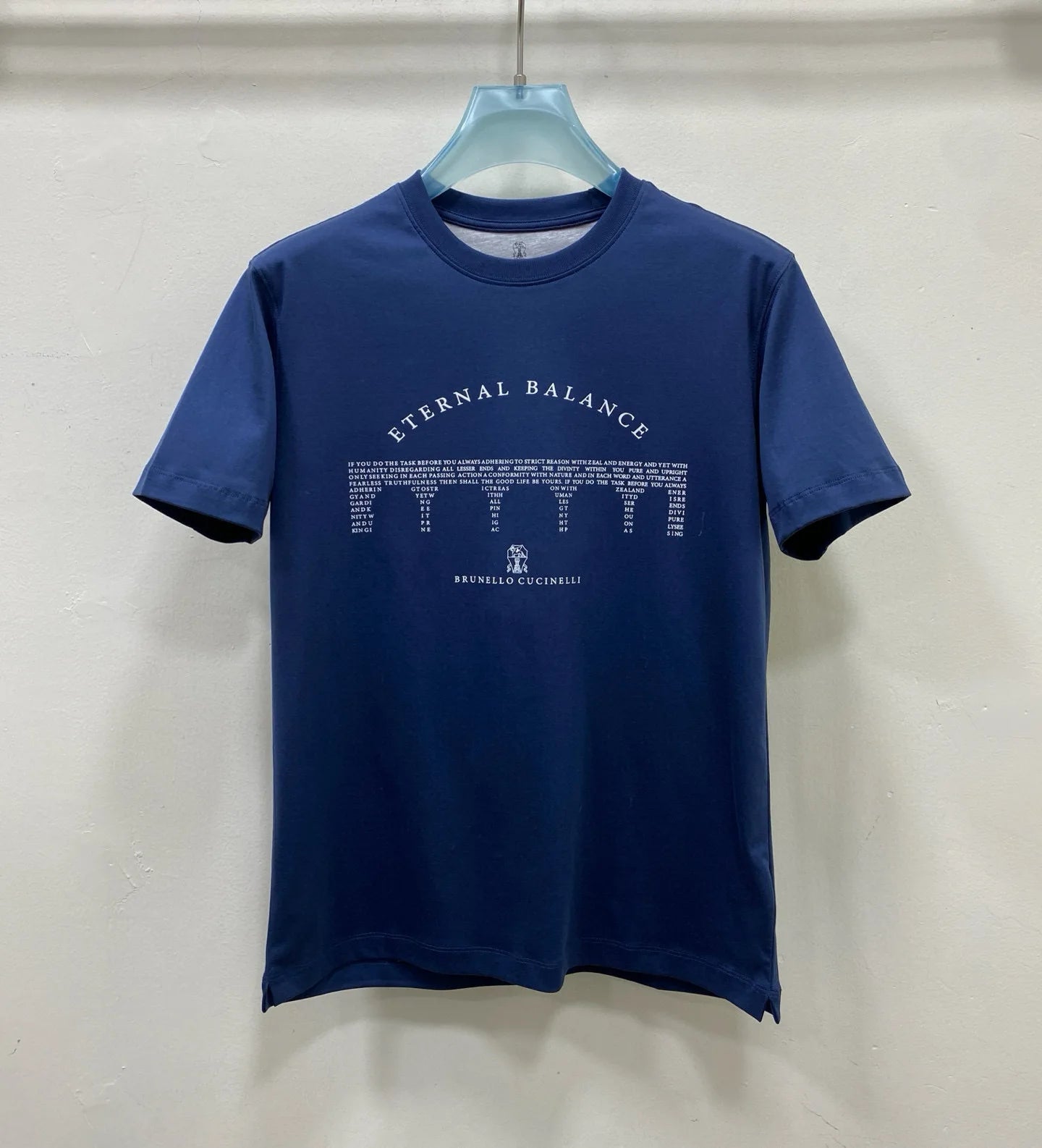 Italian BC men's clothing, summer new long-staple cotton breathable simple fashion casual round neck short-sleeved T-shirt