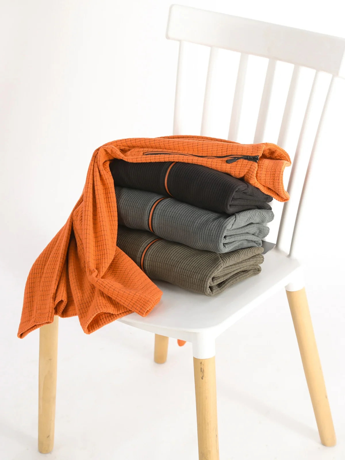 Spring and Autumn New Urban Outdoor Men's Long Sleeve T-Shirt Winter Fleece Bottom Shirt Top