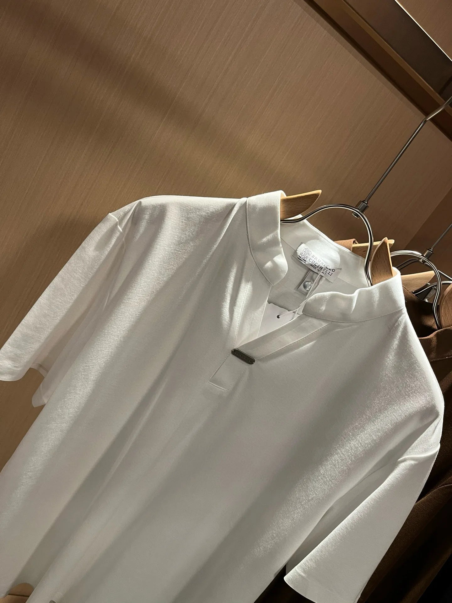 Italy BC summer new yarn cotton breathable simple fashion casual short-sleeved T-shirt