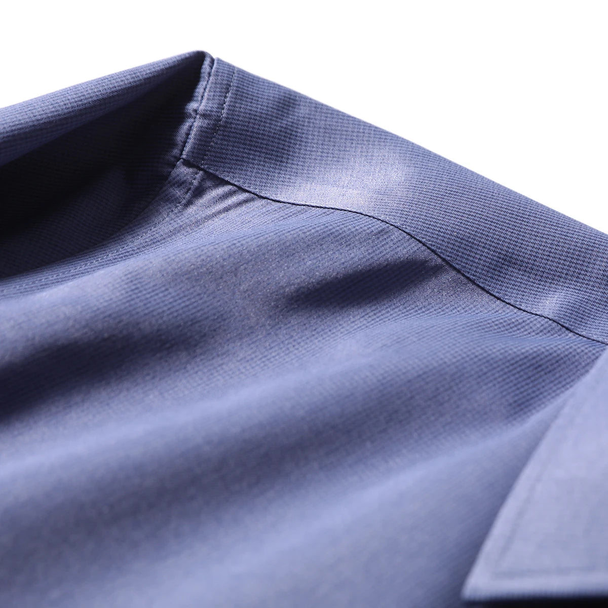 Italian luxury spring new men's business casual long-staple cotton shirt thousand bird plaid dark pattern shirt