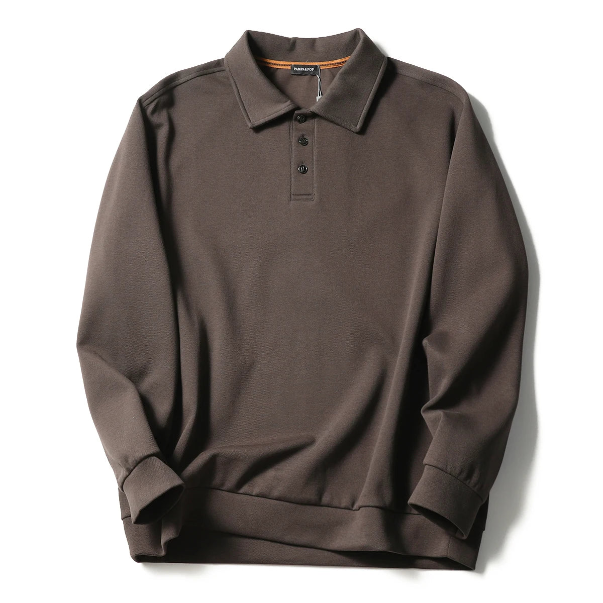 ZZ light mature style spring and autumn new commuter casual knitted polo shirt