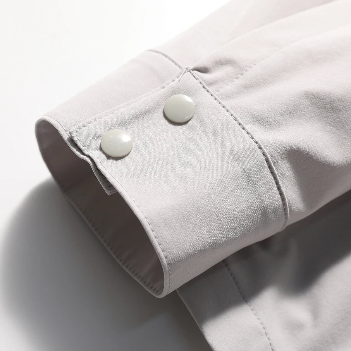 Spring and summer new men's leisure urban functional wind outdoor long-sleeved shirt breathable four-sided elastic shirt