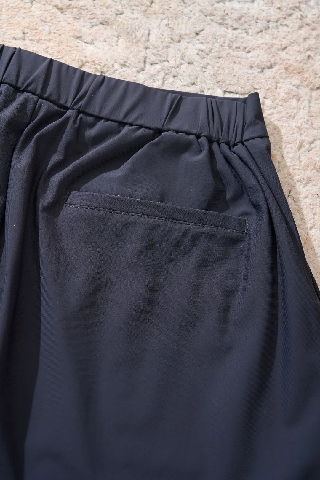 Italian style vintage style summer high waisted five quarter straight leg business casual shorts, quick drying trousers
