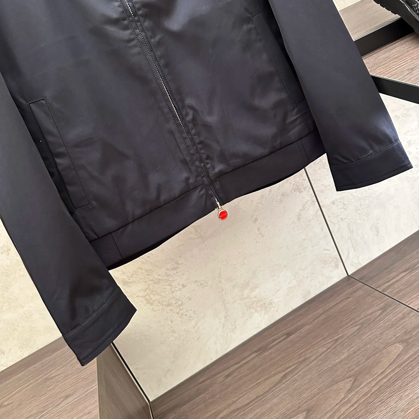 2025 spring new kiton chiton men's long-sleeved flight suit fashion versatile lapel solid color jacket