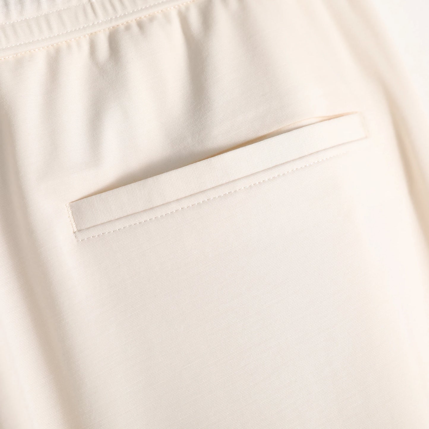 Italian luxury ZZ series 2025 spring and summer new men's high-end cool mulberry silk Tencel blend trousers
