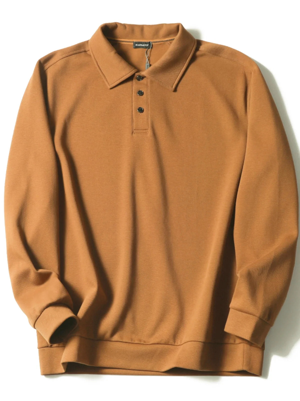 ZZ light mature style spring and autumn new commuter casual knitted polo shirt