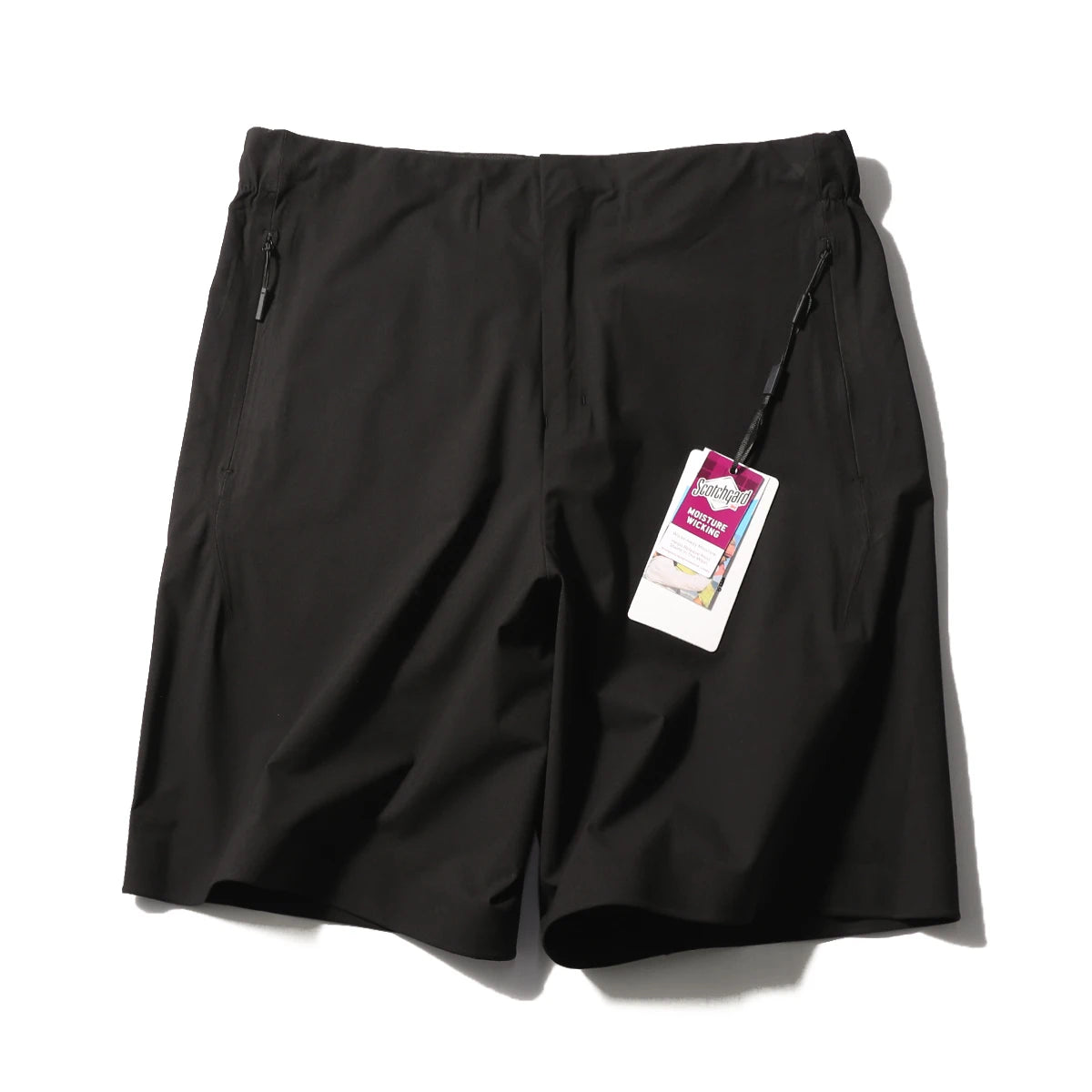 City outdoor 2025 summer new men's urban commuter sports shorts elastic quick-drying woven five-point pants 9075