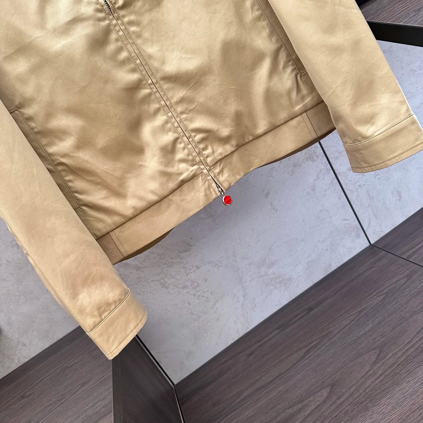 2025 spring new kiton chiton men's long-sleeved flight suit fashion versatile lapel solid color jacket