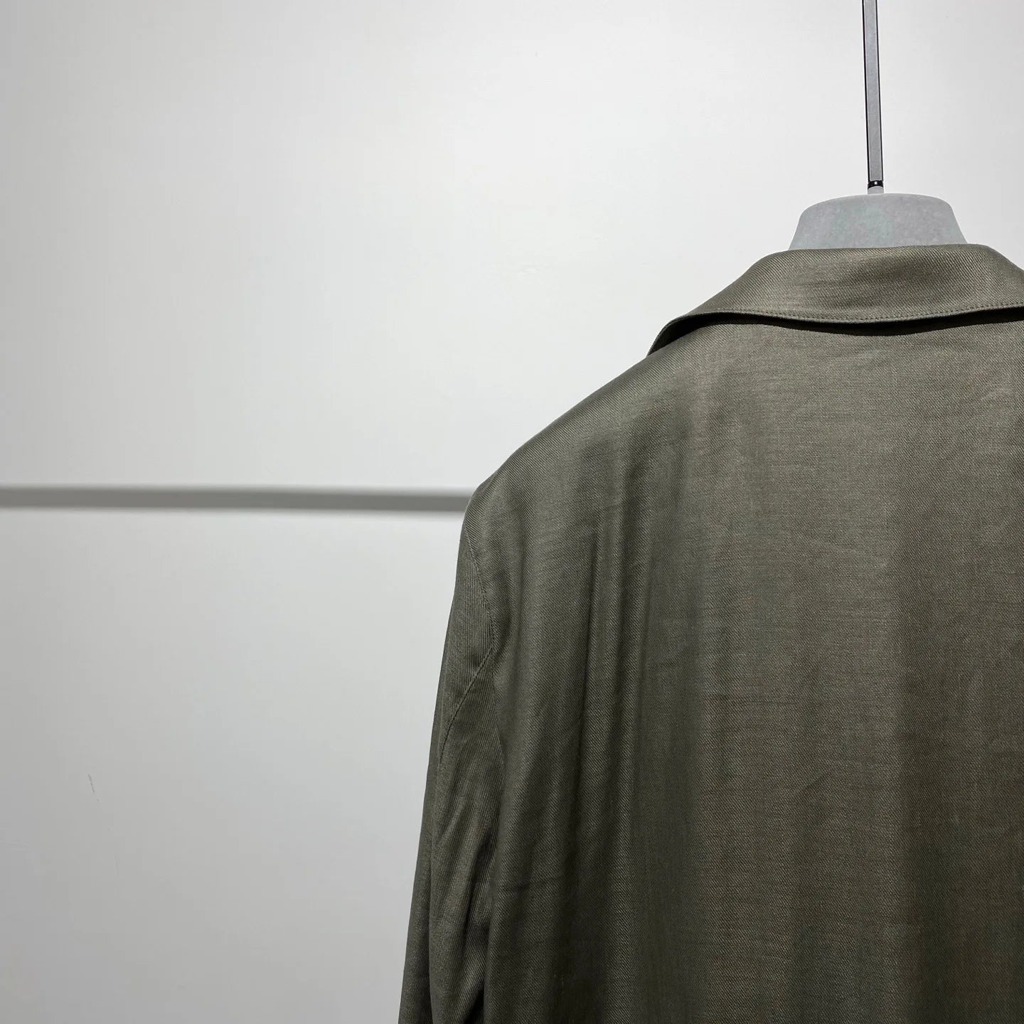 Classic old money style, high-end skin-friendly texture, breathable lapel linen tooling jacket