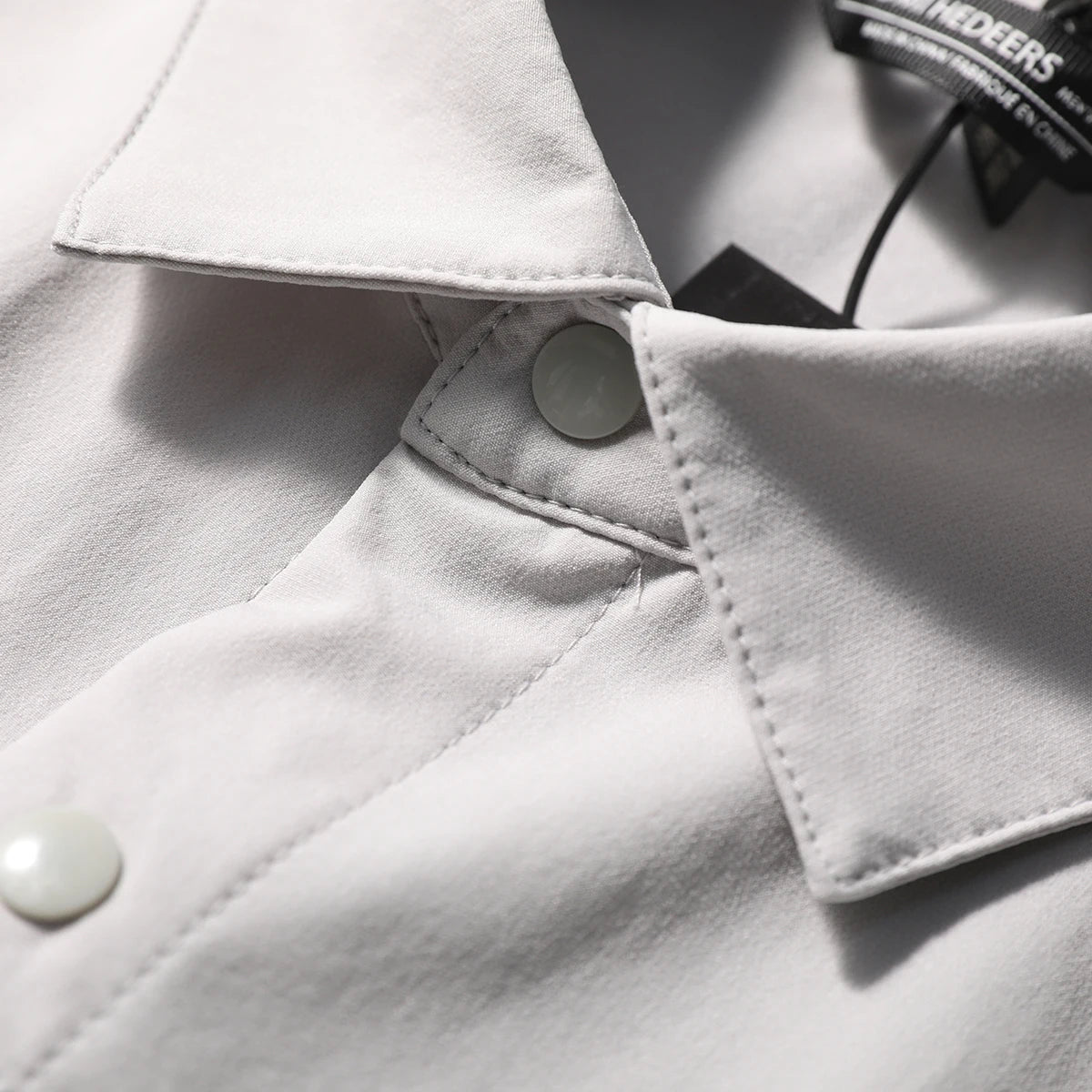 Spring and summer new men's leisure urban functional wind outdoor long-sleeved shirt breathable four-sided elastic shirt