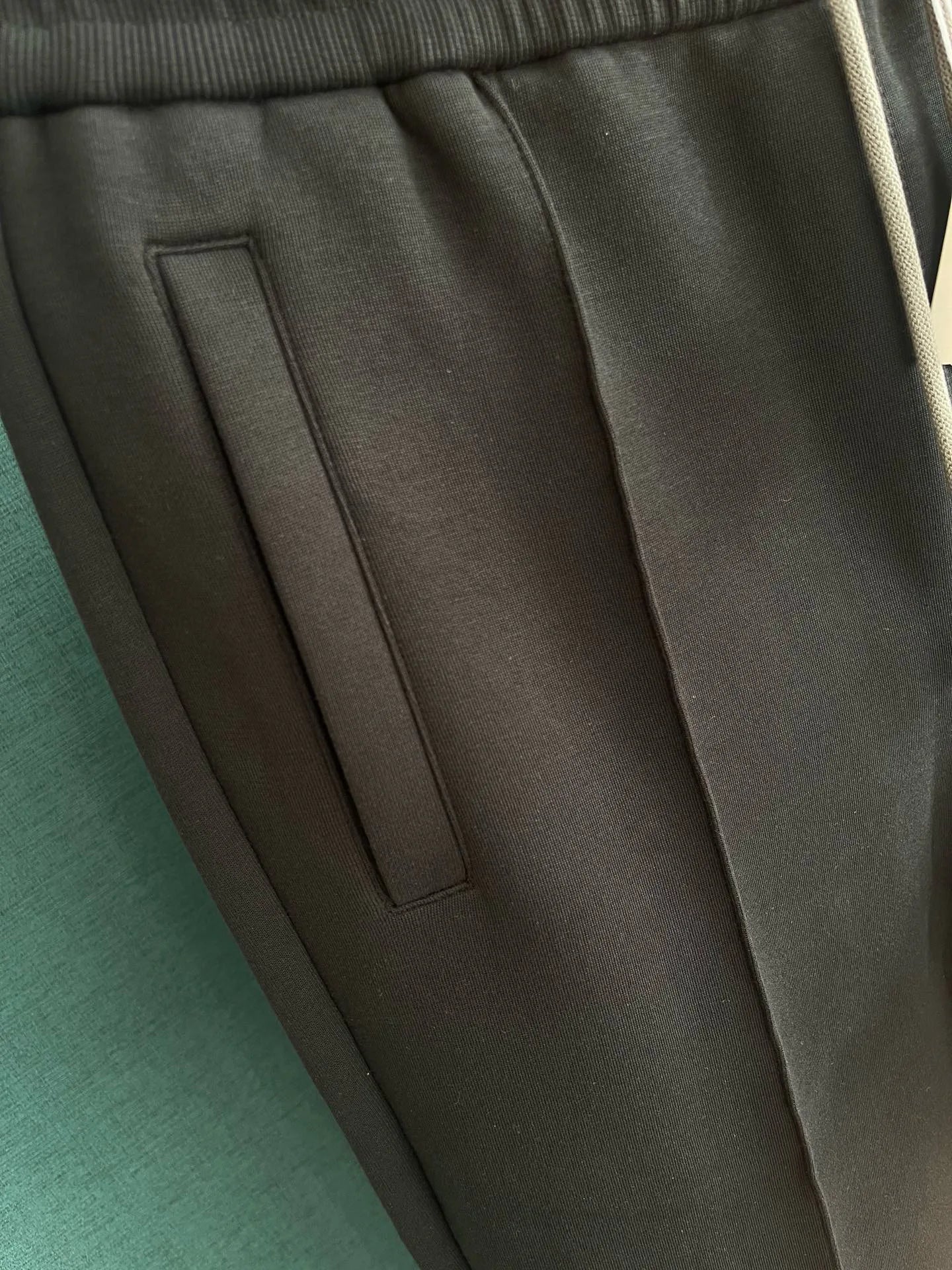 Italy BC old money style men's summer new Tencel space cotton sweatpants solid color business casual pants