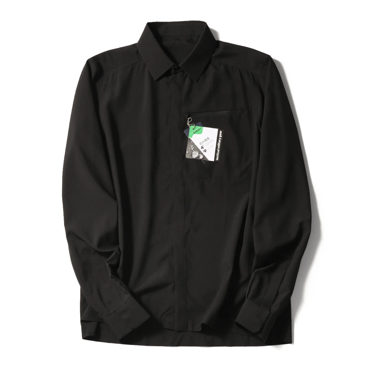 Outdoor 2024 spring and summer new waterproof breathable elastic sunscreen long-sleeved shirt