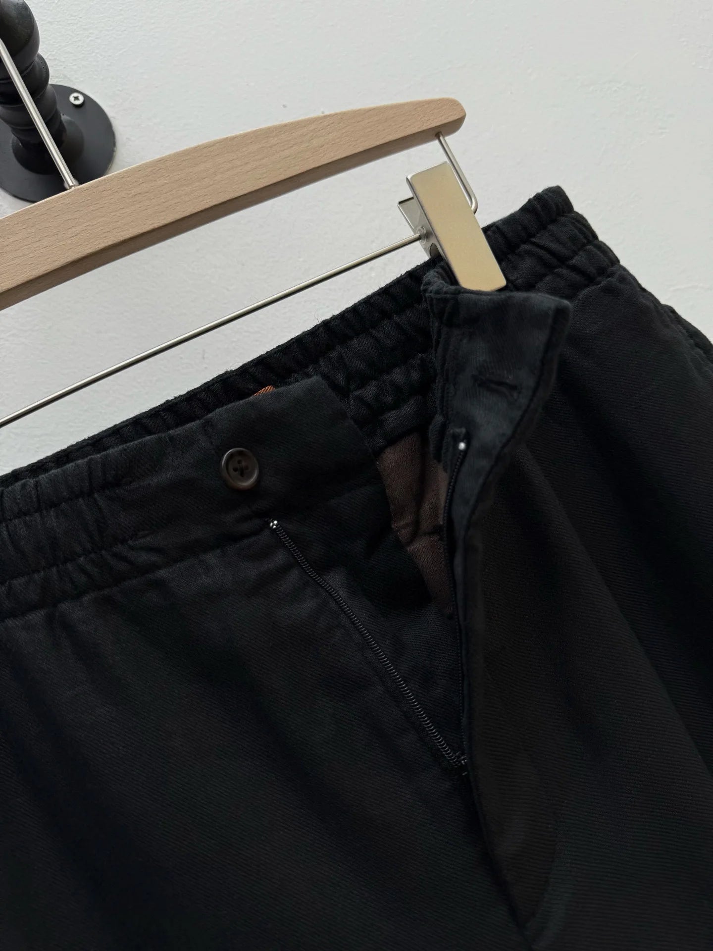 High quality, old money style 100% linen, elastic waist fashion loose straight linen casual trousers