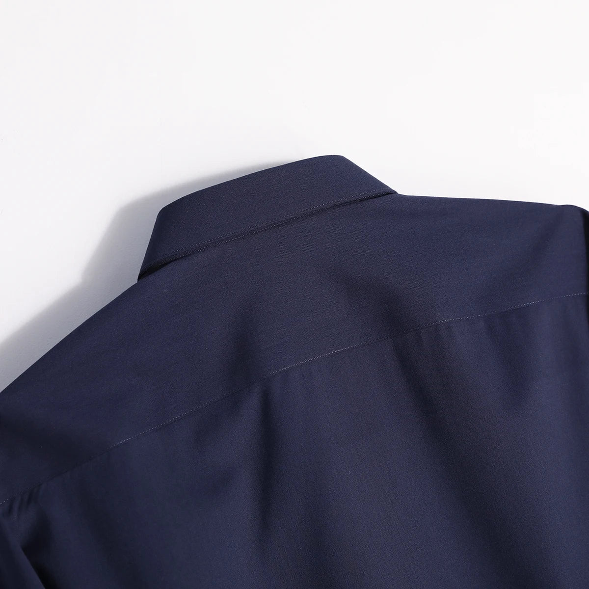 Italian luxury, spring new men's light business drape anti-wrinkle elastic long-sleeved shirt bottoming top