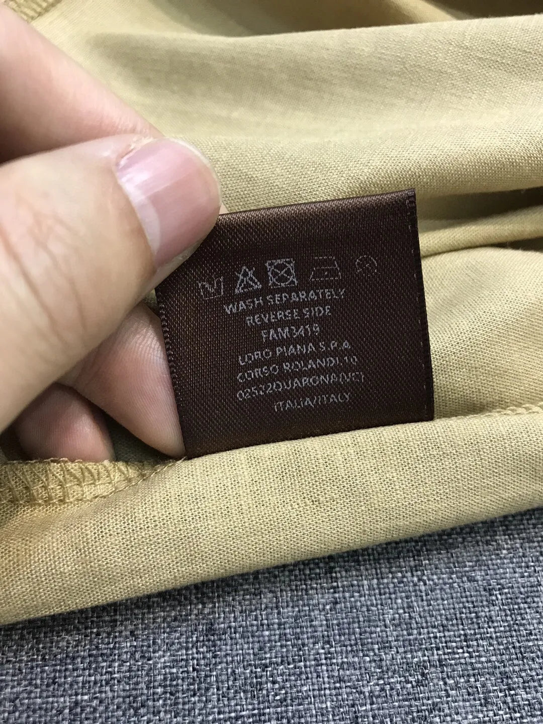 LP old money style high-quality summer collar short business casual linen polo shirt