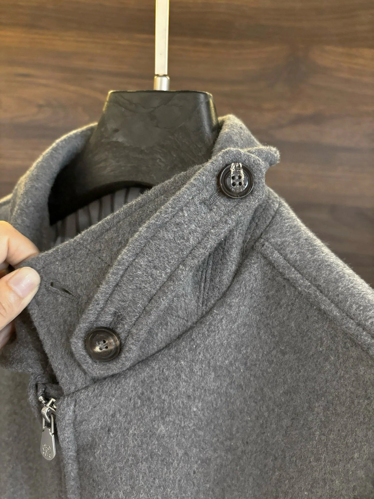 Italy BC men's clothing autumn and winter new old money style fashion casual thick wool cashmere thermal lapel jacket jacket