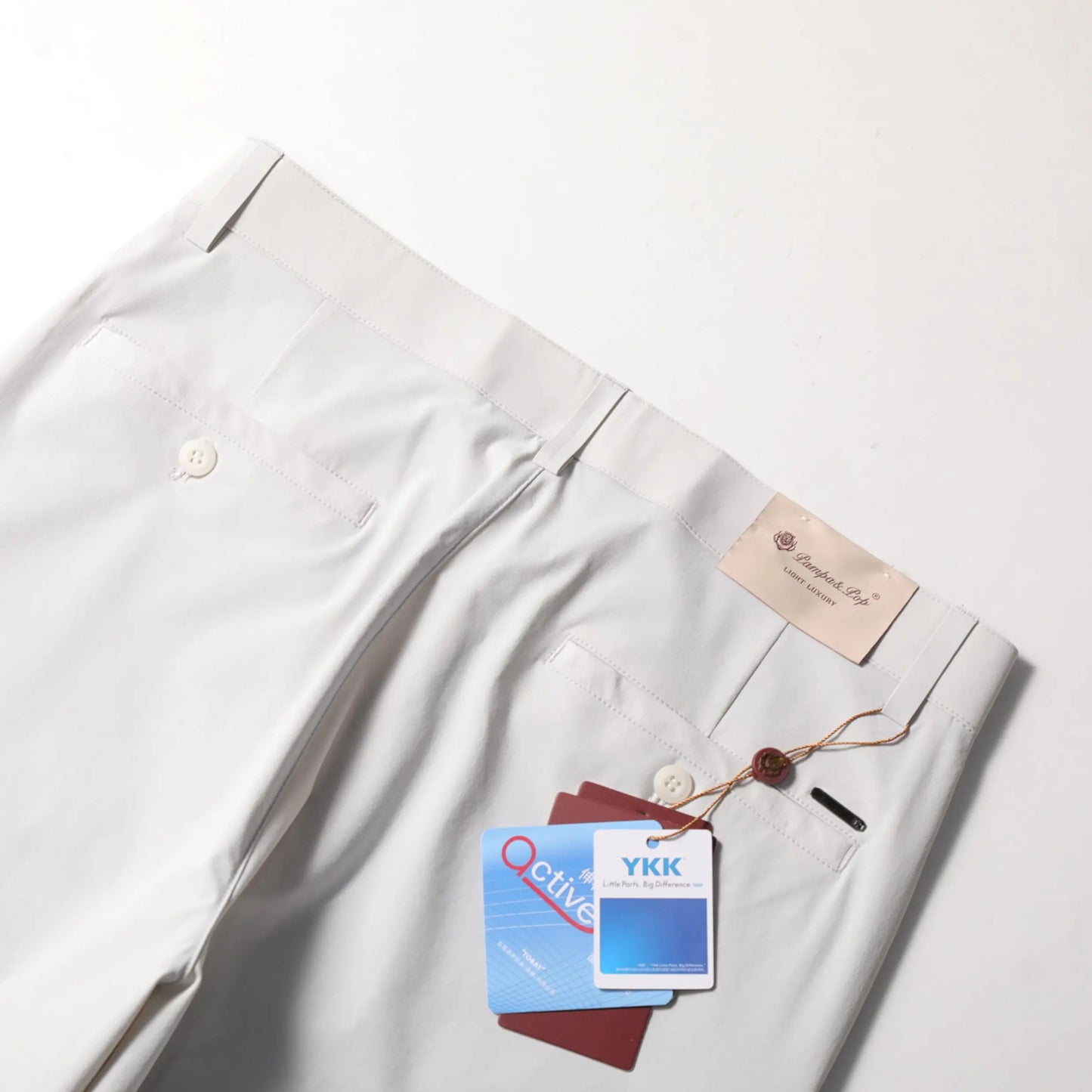 LP Italian luxury 2025 spring and summer new men's light business sports high elastic breathable quick-drying casual trousers