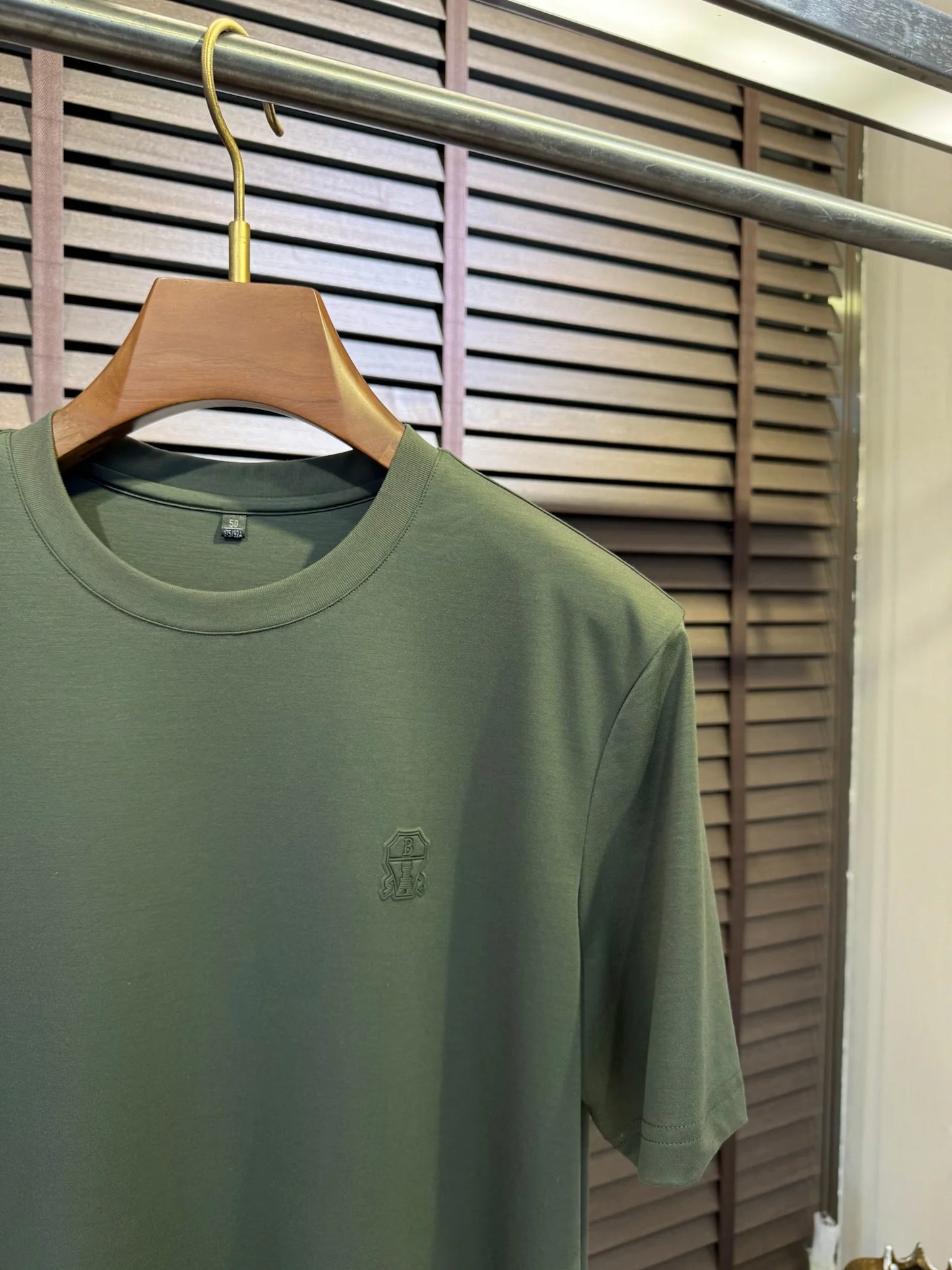 BC Men's Summer New Modal Spandex Breathable Solid Color Fashion Casual Old Money Wind Short Sleeve T-Shirt