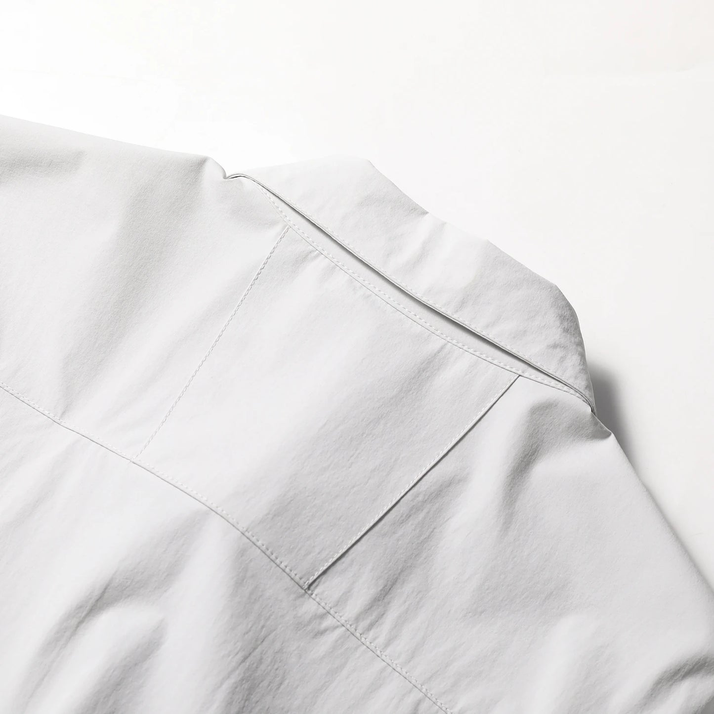 2025 summer new men's business and leisure outdoor quick-drying breathable high-elastic shirt light and thin long-sleeved shirt