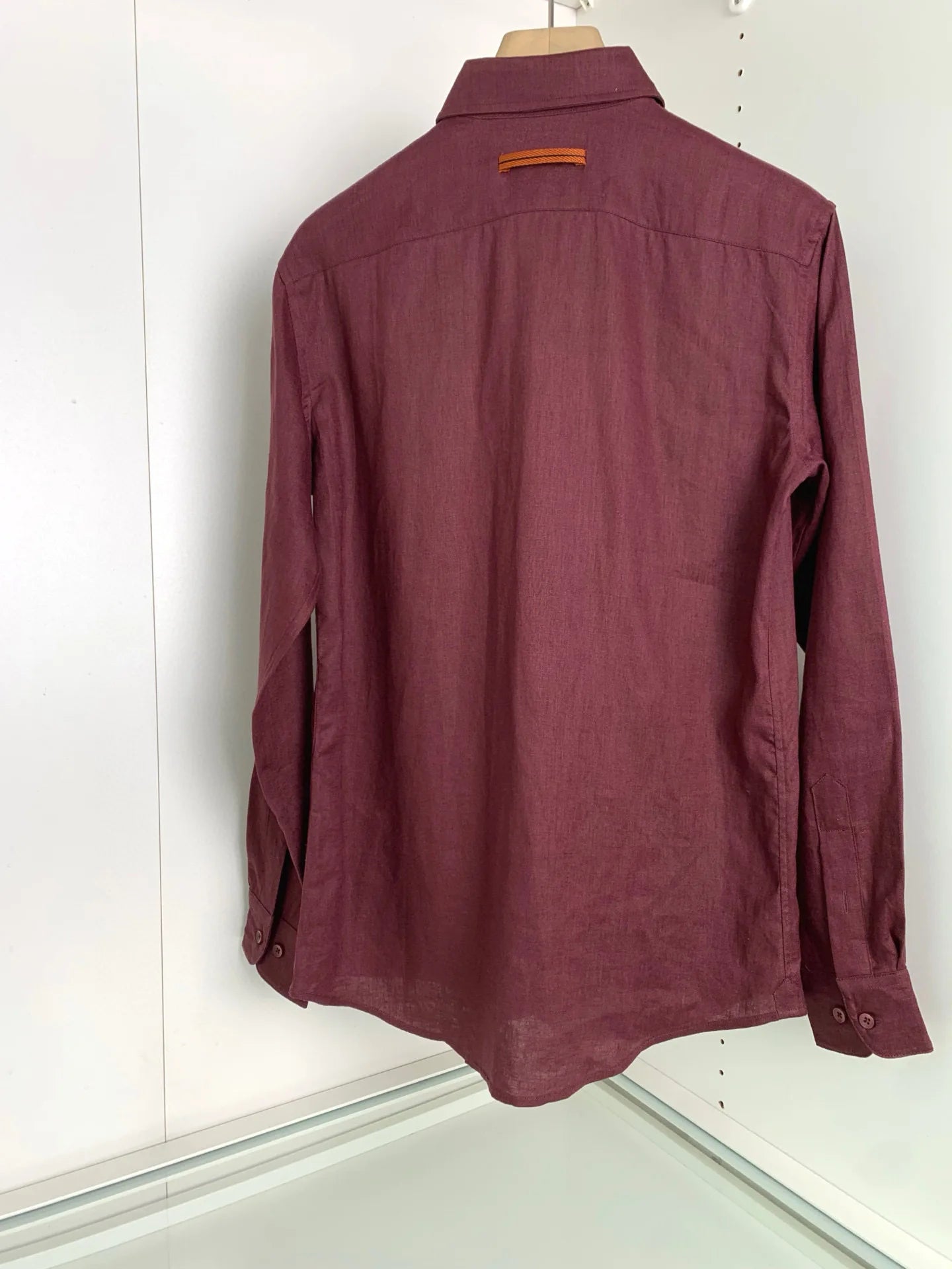 【Multiple color options】100% linen loose cut light luxury business casual breathable linen long sleeve shirt