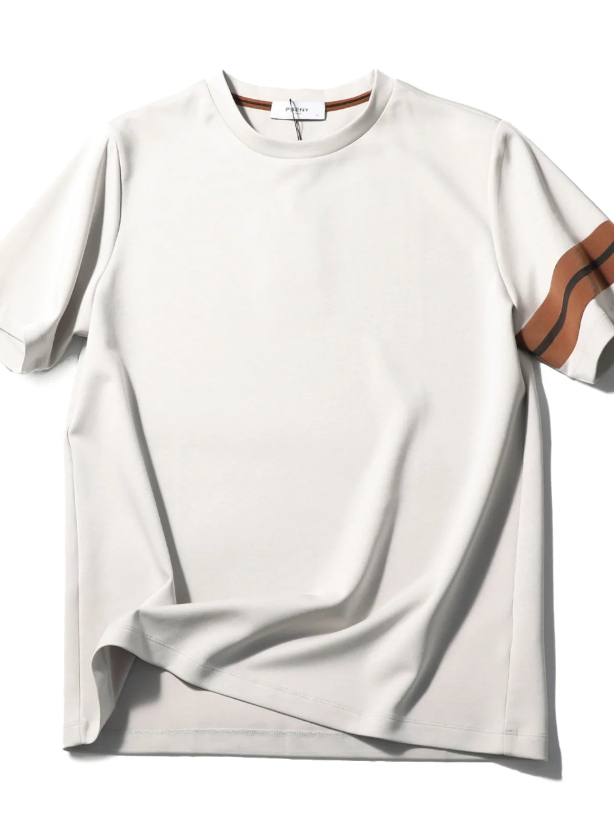 ZZ series 2025 summer new men's outdoor leisure simple modal tencel cotton blended short-sleeved T-shirt