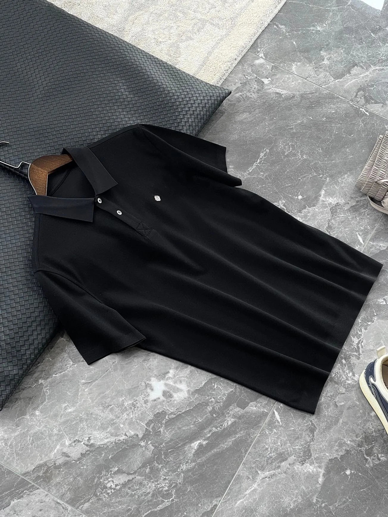 Summer, light luxury business commute casual lapel short-sleeved T-shirt polo shirt