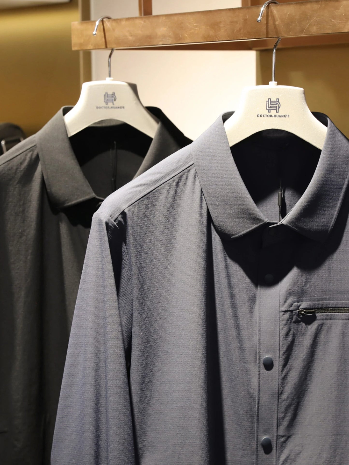 2025 Early Spring New Men's City Outdoor Commuter Business Casual Shirt Light and Thin Jacket