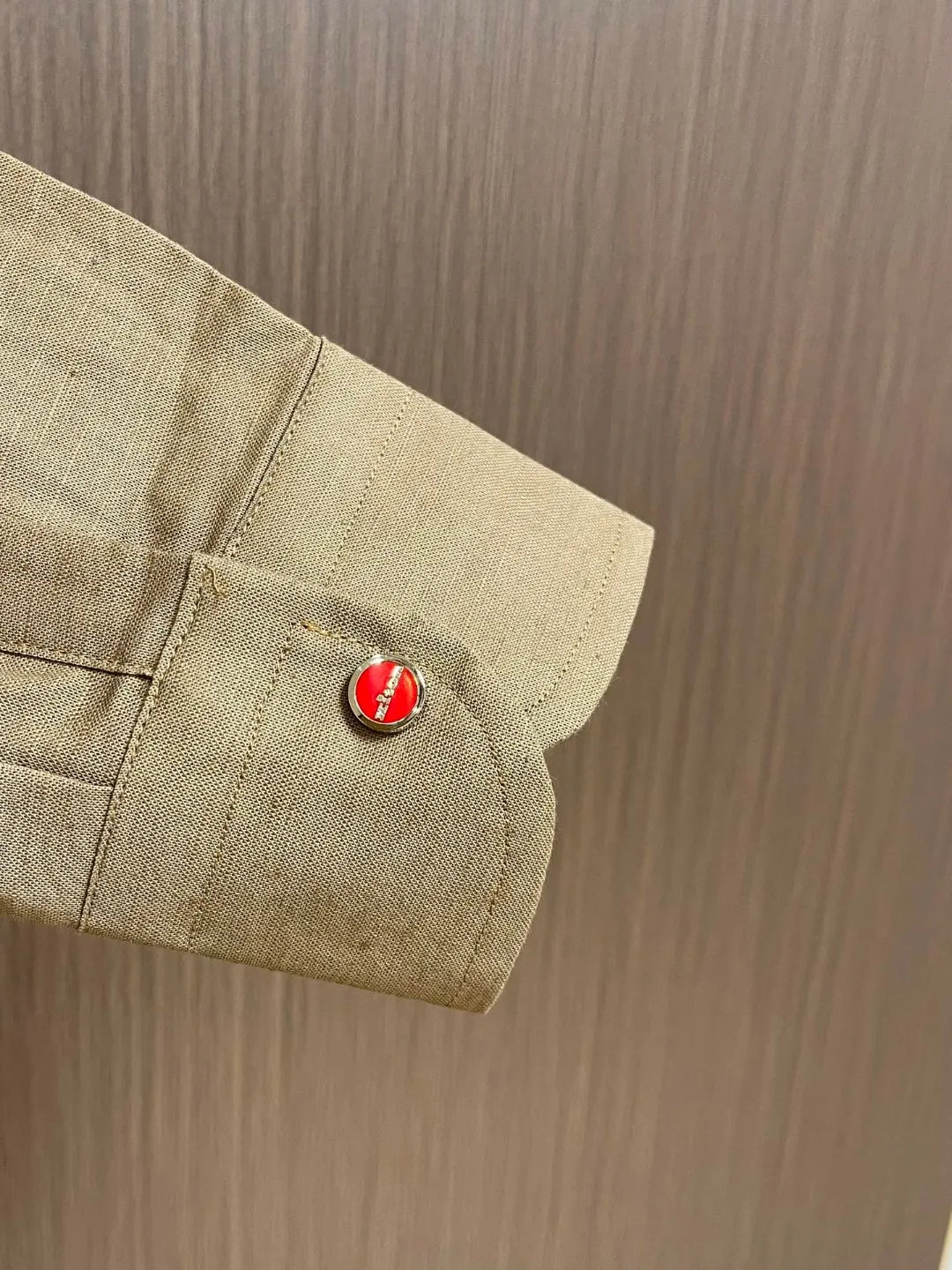 Italian Kiton vintage style 25 spring/summer linen business casual long sleeved shirt