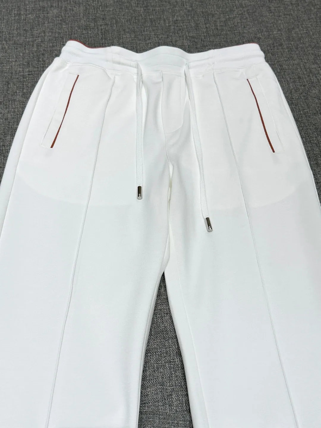 LP Old Money Wind Tencel Cotton Blended Elastic Waist Straight Leg Wide Leg Casual Pants