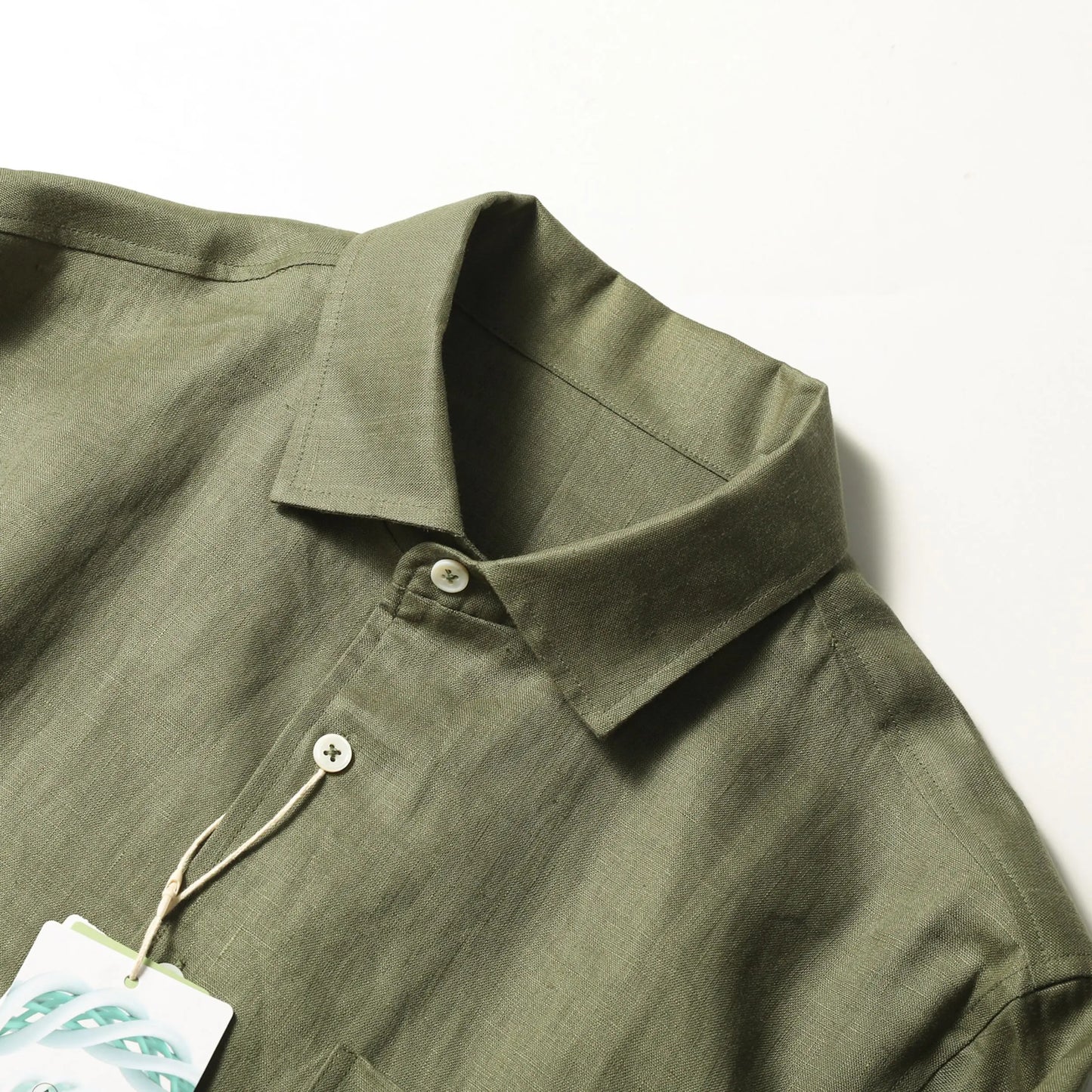 LP Italian luxury 2025 spring and summer new men's high-end old money style 100% linen cool long-sleeved shirt