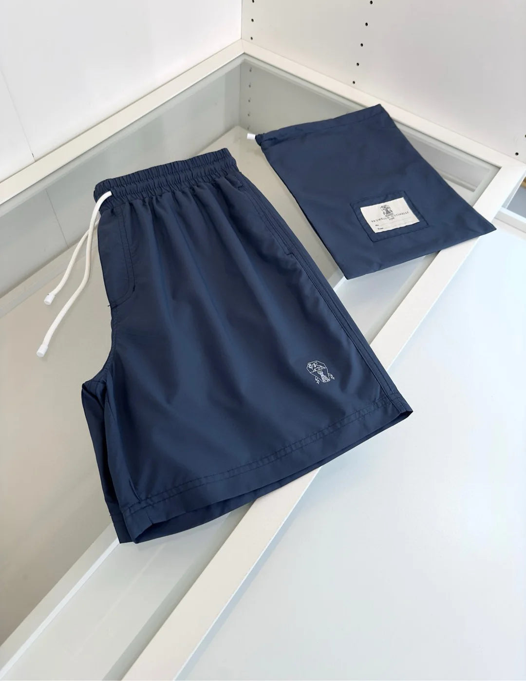 Italy BC men's summer new quick-drying breathable fashion casual old money style convenient gift bag casual beach shorts