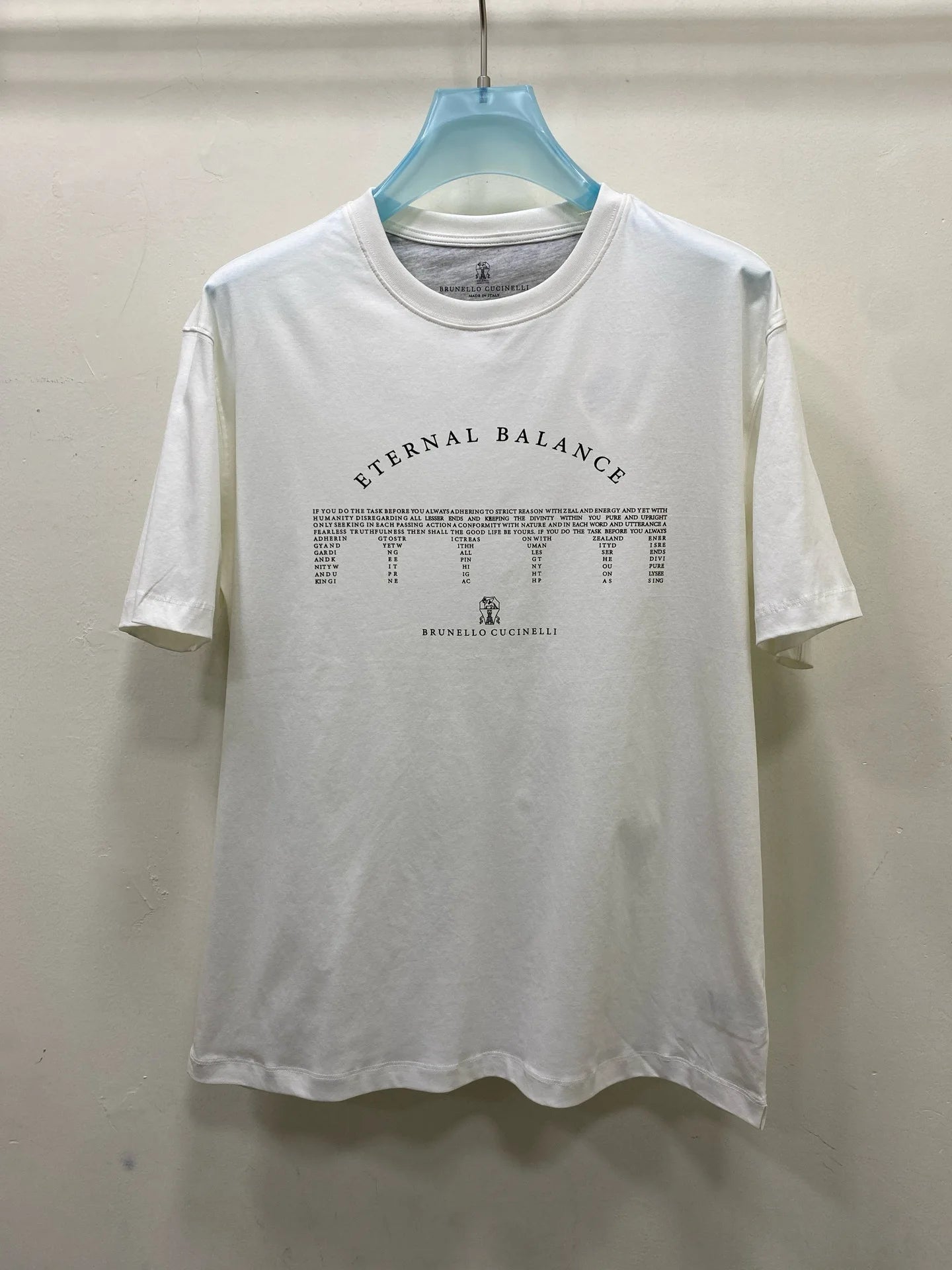 Italian BC men's clothing, summer new long-staple cotton breathable simple fashion casual round neck short-sleeved T-shirt