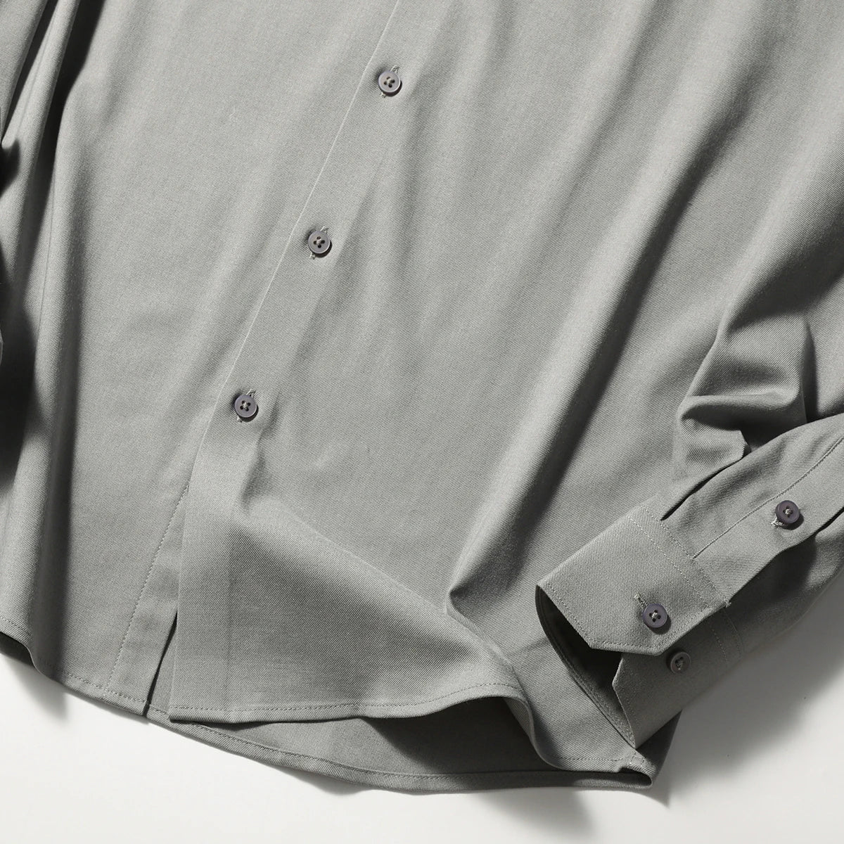 Premium old money style, spring and autumn new modal wool blended long-sleeved shirt business casual shirt