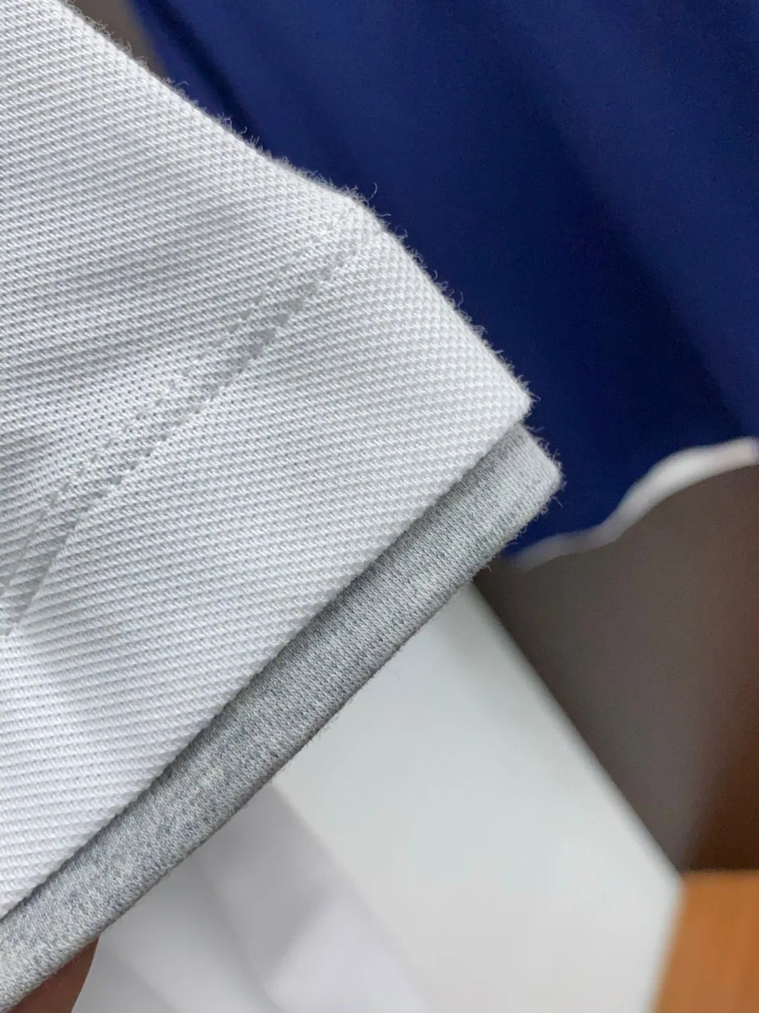 Italian old money style light luxury summer pure cotton lapel simple casual short-sleeved polo shirt