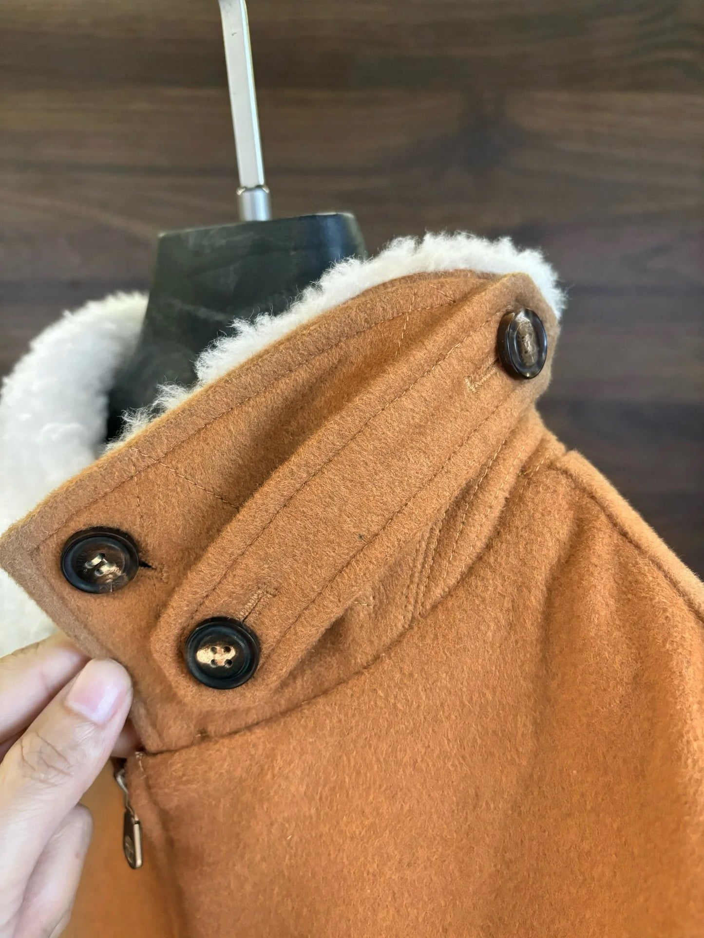 Italy BC men's clothing autumn and winter new old money style fashion casual thick wool cashmere thermal lapel jacket jacket