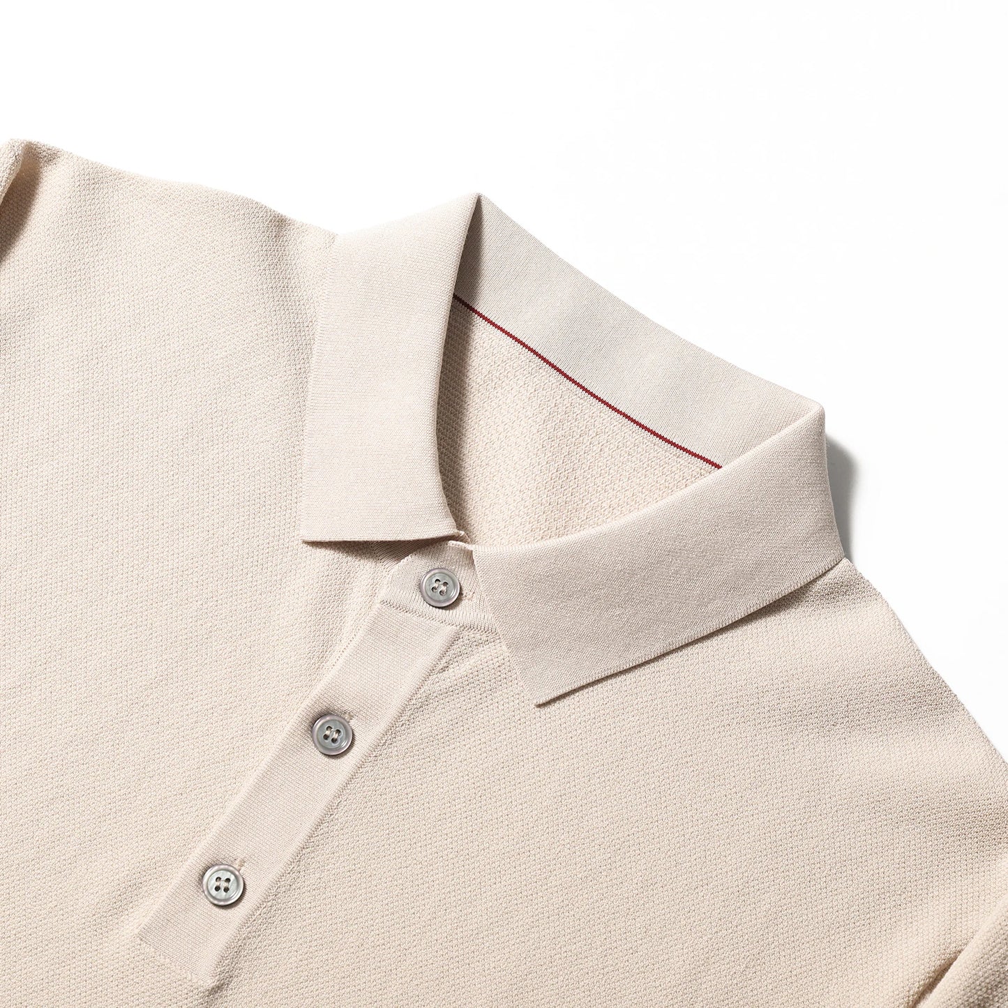 Italian luxury ZZ series 2025 summer new men's business casual simple machine washable cotton knitted POLO shirt